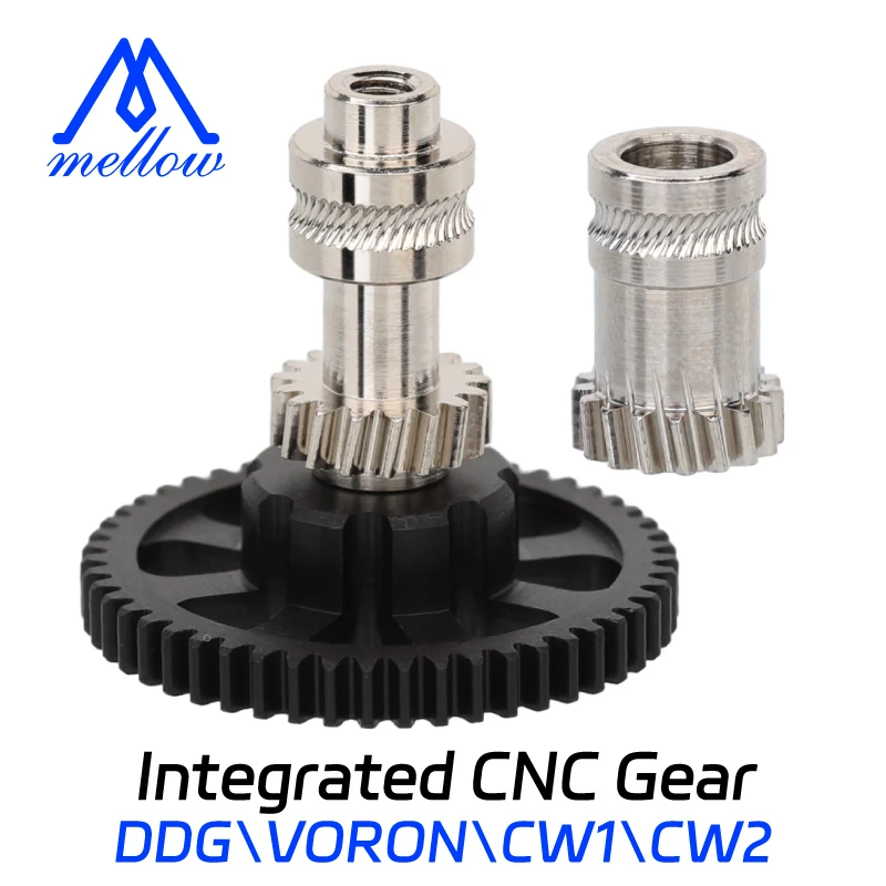 Mellow Faça Você Mesmo Integrated Shaft Direct Drive Isg Gear Kit para Ddg nf Sunrise Voron Cw1 Cw2 Extrusora 3d Printer Parts