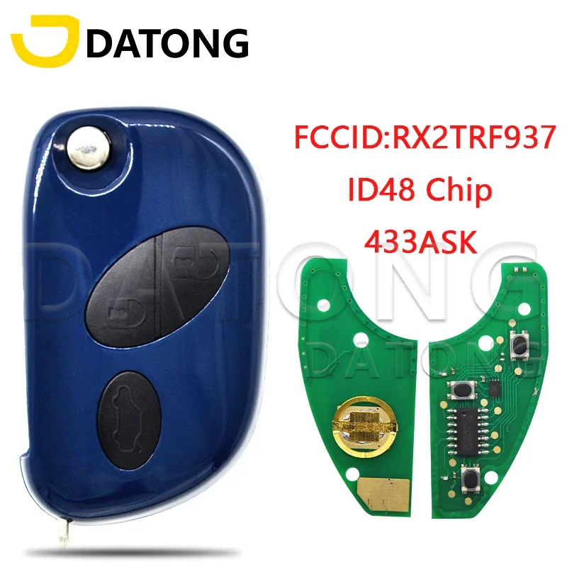 Фото Автомобильный ключ Datong World для Maserati Quattroporte Gran Туризм ID48Chip 433ASK RX2TRF937, сменный флодирующий пульт дистанционного управления №1