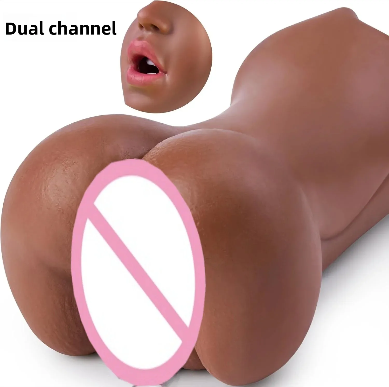 3 IN 1 Artificial Real Pussy Oral Anal Vagin Male Masturbator Deep Throat Blowjob Massager Masturbator Adult Sex Toys for Men