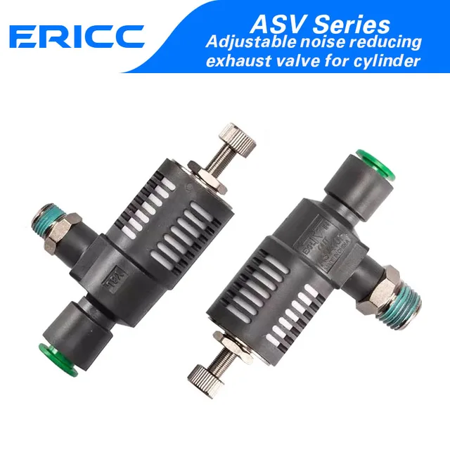 ASV310F-01-06S cylinder rapid exhaust silencing 410F-02-08 throttle valve 510F-03-10 air conditioning