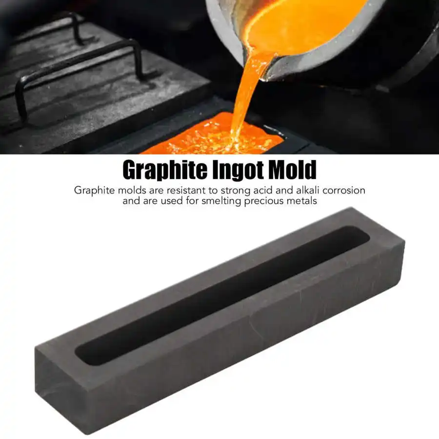 Graphite Crucible LLF Gold Silver Graphite Ingotform Melting Casting Finishing 1 Kg Graphite R 941296