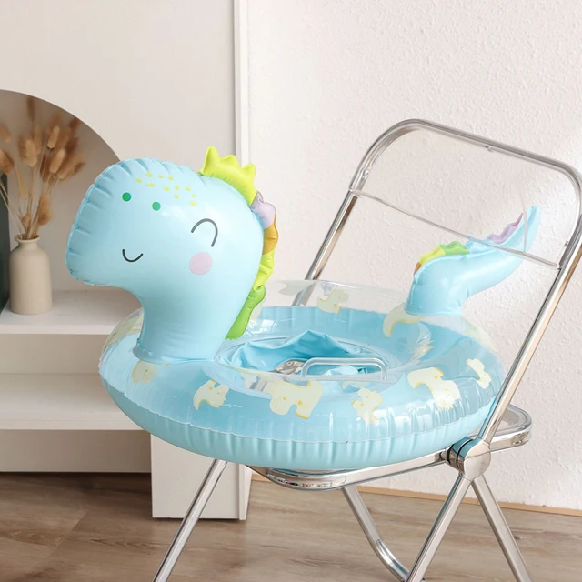 Dinosaur Inflatable Pool Swimming Ring Baby Infant Float Ring Water Seat Baby Toddler Poll Ring Life Vest for Water Playing 3