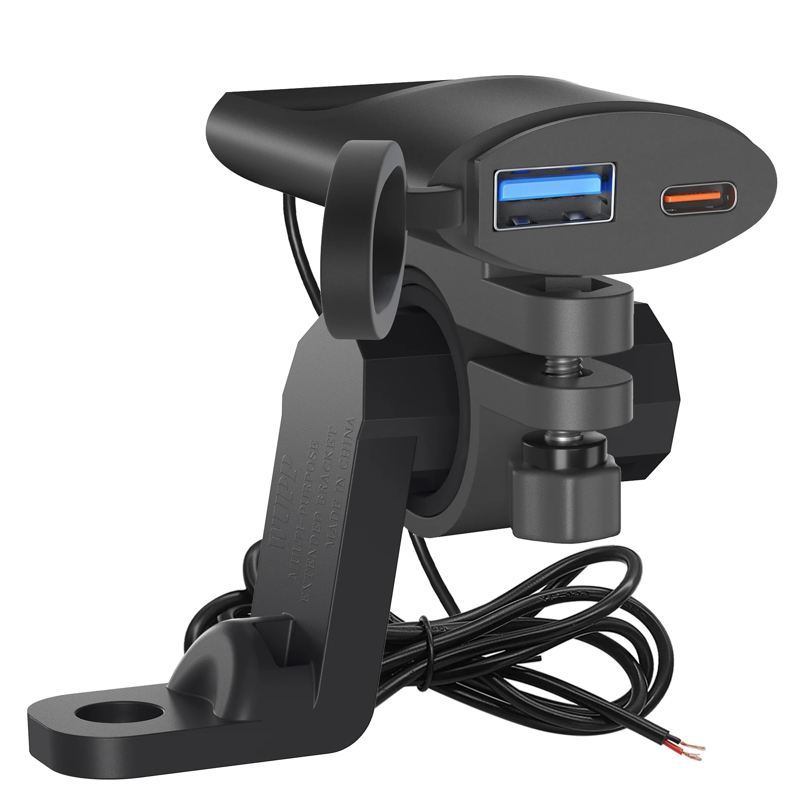 12V-24V Motorcycle USB Fast Charger 30W PD + QC3.0 Type-C Charger IP67 Waterproof Bracket Motorcycle Phone battery charger adapter mobile phone charger motorbike charger adapter motorcycle charger phone charger motorcycle charger adapter