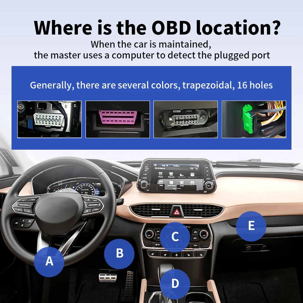 Car Diagnostic Tool With Read Codes Erase Codes Data Stream Color screen display 12 languages O2 Sensor Test K1 DTC Lookup 3