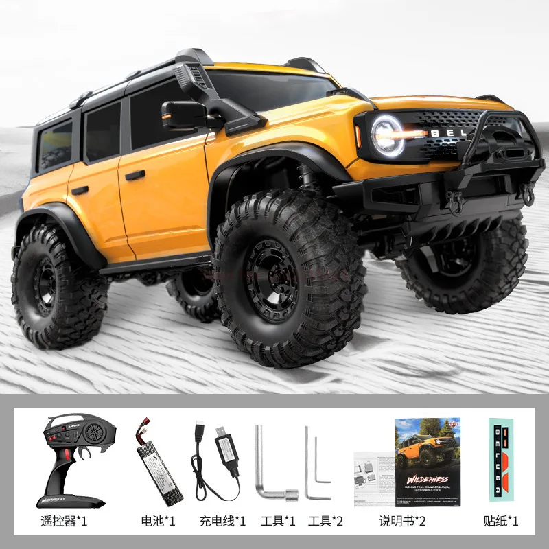 New 1:10 Huangbo R1001 Horse Full Scale RC Remote Control Model Car Simulation 4x4 Off-Road Large Size Climbing Toys Car Gifts