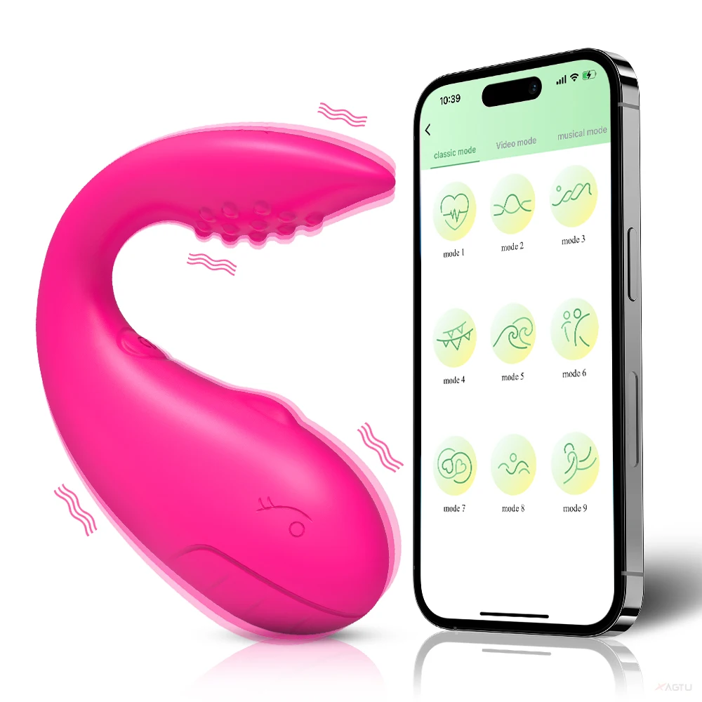 Vibrating Sex Toys Wireless Bluetooth G Spot Dildo Vibrator for Women APP Remote Control Wear Vibrating Egg Clit Female Panties Sex Toys for Adults