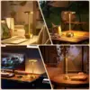 Rechargeable Table Lamp LED Touch Sensor Desktop Night Light Wireless Reading Lamp for Restaurant Hotel Bar Bedroom Decor Light 6