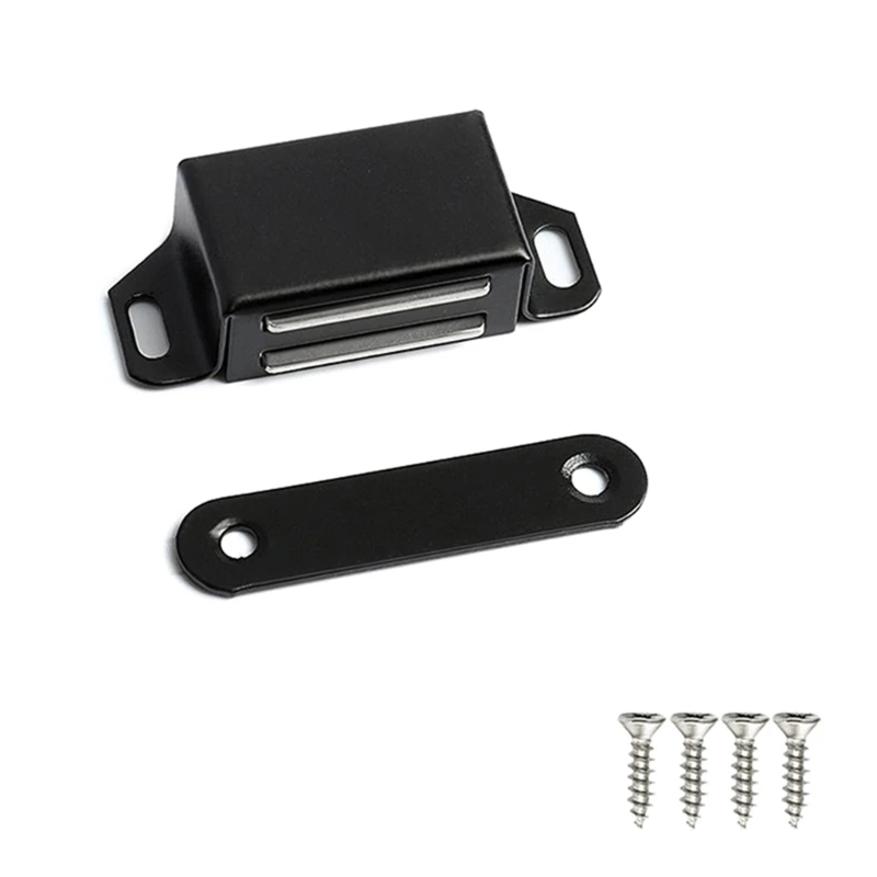 4pcs/set Cabinet Magnetic Catch Magnetic Door Catch Adhesive Strong Cabinet Door Magnet Latches Latches