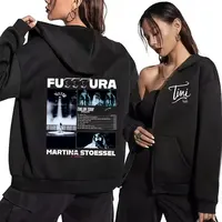 Tini Stoessel La Triple T Futtura Tour Sudadera Capucha Cremallera Harajuku Y2K Hombre