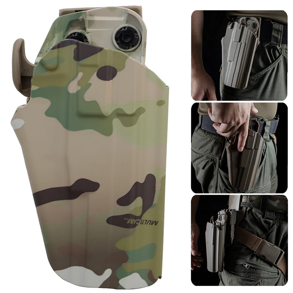 NEW Tactical Universal Pistol Holster Airsoft Belt Quick Release