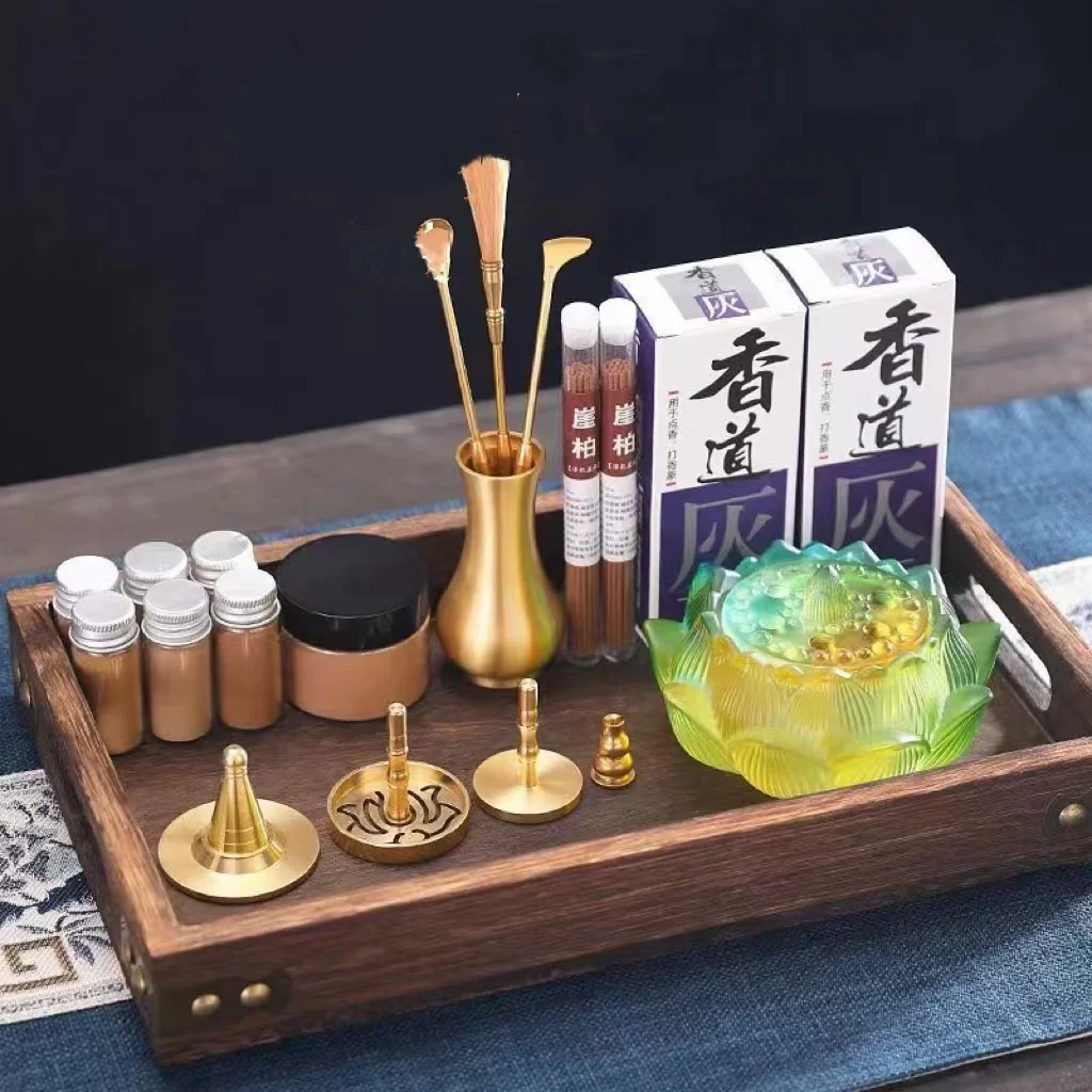 2023 황동 향 만들기 키트, 왁스 멜트 향 버너, 휴대용 DIY 수제 향수 도장 몰딩 도구, 향 액세서리