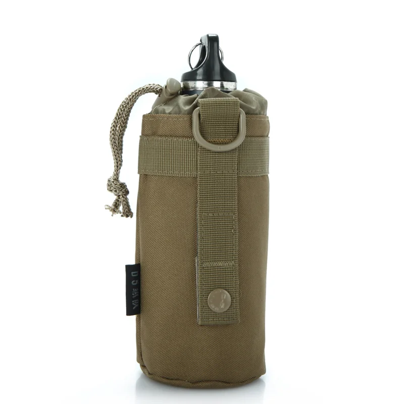 

Tactical Molle Water Bottle Bag 1000D Nylon Waterproof Travel Outdoor Camping Kettle Backpack Sports With Pendant Accessories