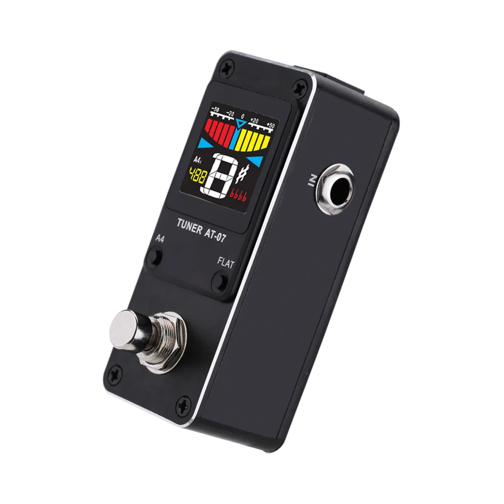 Foot Guitar Tuner Effect Pedal Metal Shell Professional Pedals Tuners