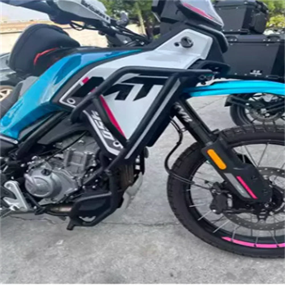 For CFMOTO 450MT motorcycle accessories engine hood bumper collision bar modification upper and lower full bumper 450 MT MT450 motorcycle accessories