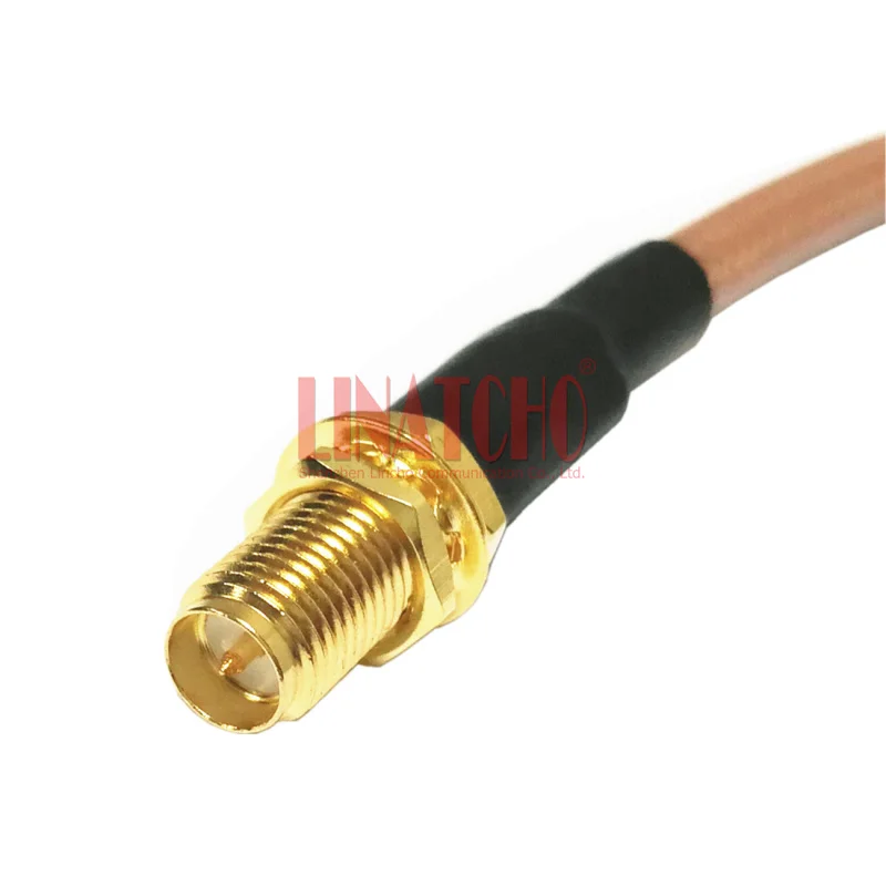 50cm 2.4GHz WIFI 안테나 RP SMA 남성-여성 커넥터 RG303 저손실 점퍼 케이블
