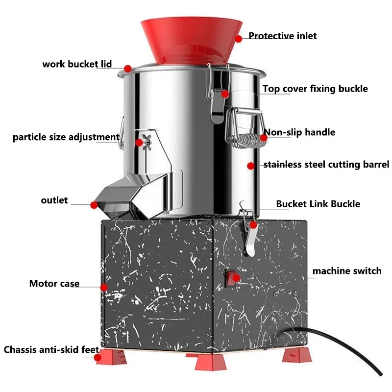 Vegetable Cutter Dicing Machine Electric Canteen Minced Meat Mincer Pellet Dumpling vegetable stuffing machine 6