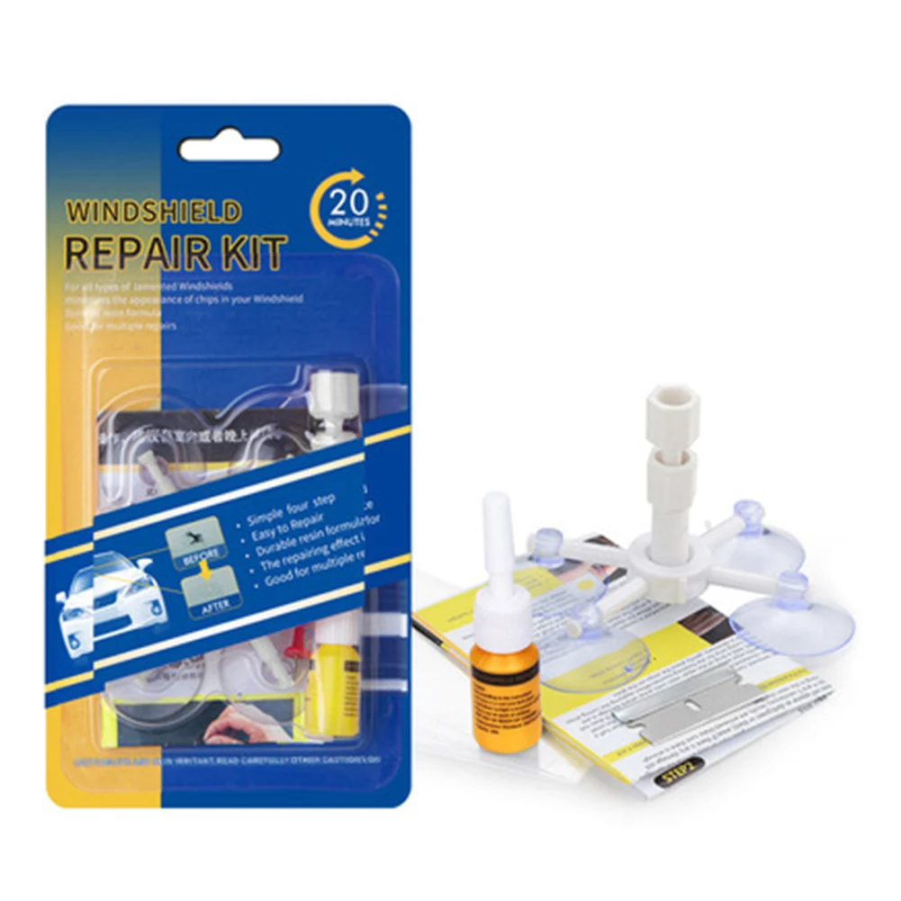 Windshield Repair Kit Laminated Windshield Glass Repair Resin with