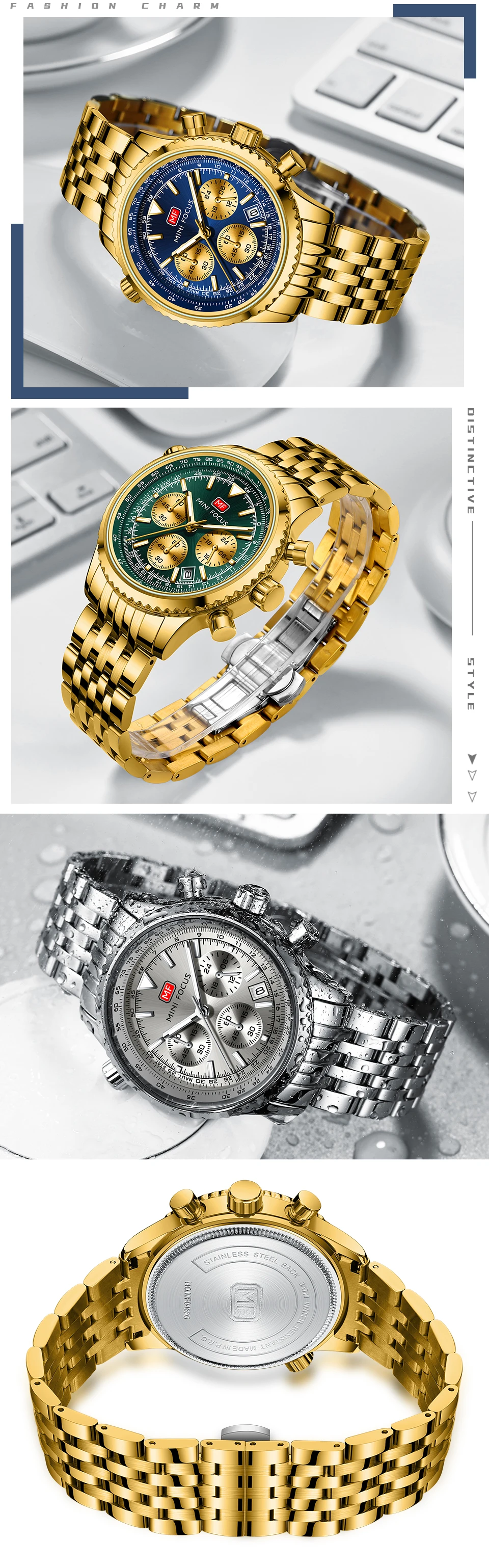 MINI FOCUS Quarzuhr für Herren, wasserdicht_voghion.com