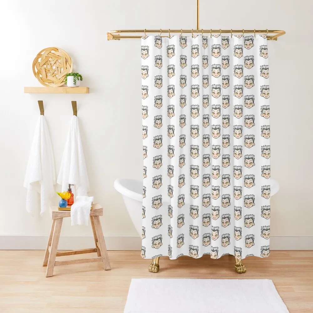 

Haikyuu Bokuto Smirk Shower Curtain Waterproof Shower And Anti-Mold Bathroom Deco Window Curtain
