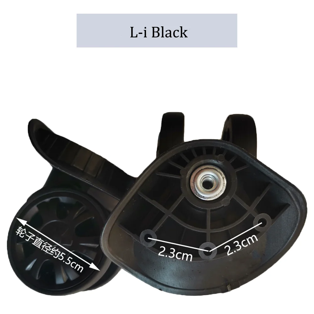 For Hongying L-i Nylon Luggage Wheel Trolley Case Wheel Pulley Sliding Casters Universal Wheel Repair Slient Wear-resistant