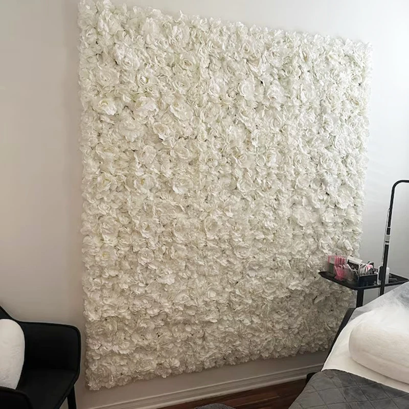 Pink Silk Rose Flower Wall Artificial Flower Backdrop Panel for Wedding Baby Shower Birthday Home Party Decoration Room Decor artificial plants,artificial flowers,artificial rose,artificial flower bouquet,artificial flower