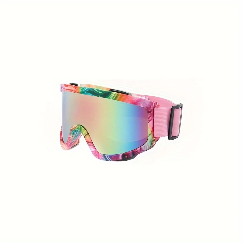 Anti-Fog Ski Goggles Motorcycle Goggles Winter Snowboard Skiing Glasses Outdoor Sport Windproof Ski Mask Off Road Goggles Helmet 4
