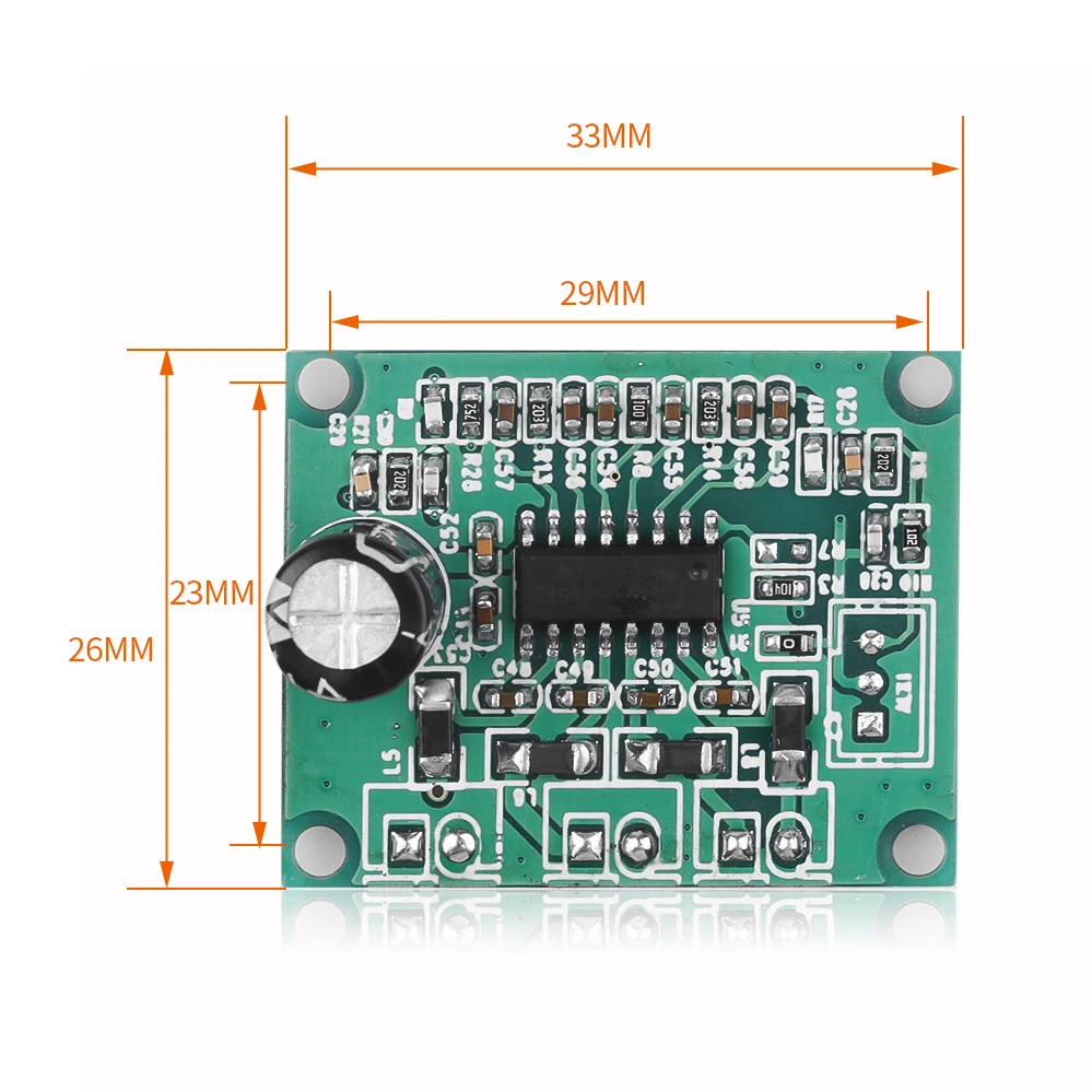 Hot 20W Amplifier Board Digital AMP HiFi Stereo Class D Low Distortion Audio Power Sound DC12V Power MP3 Amplification Module