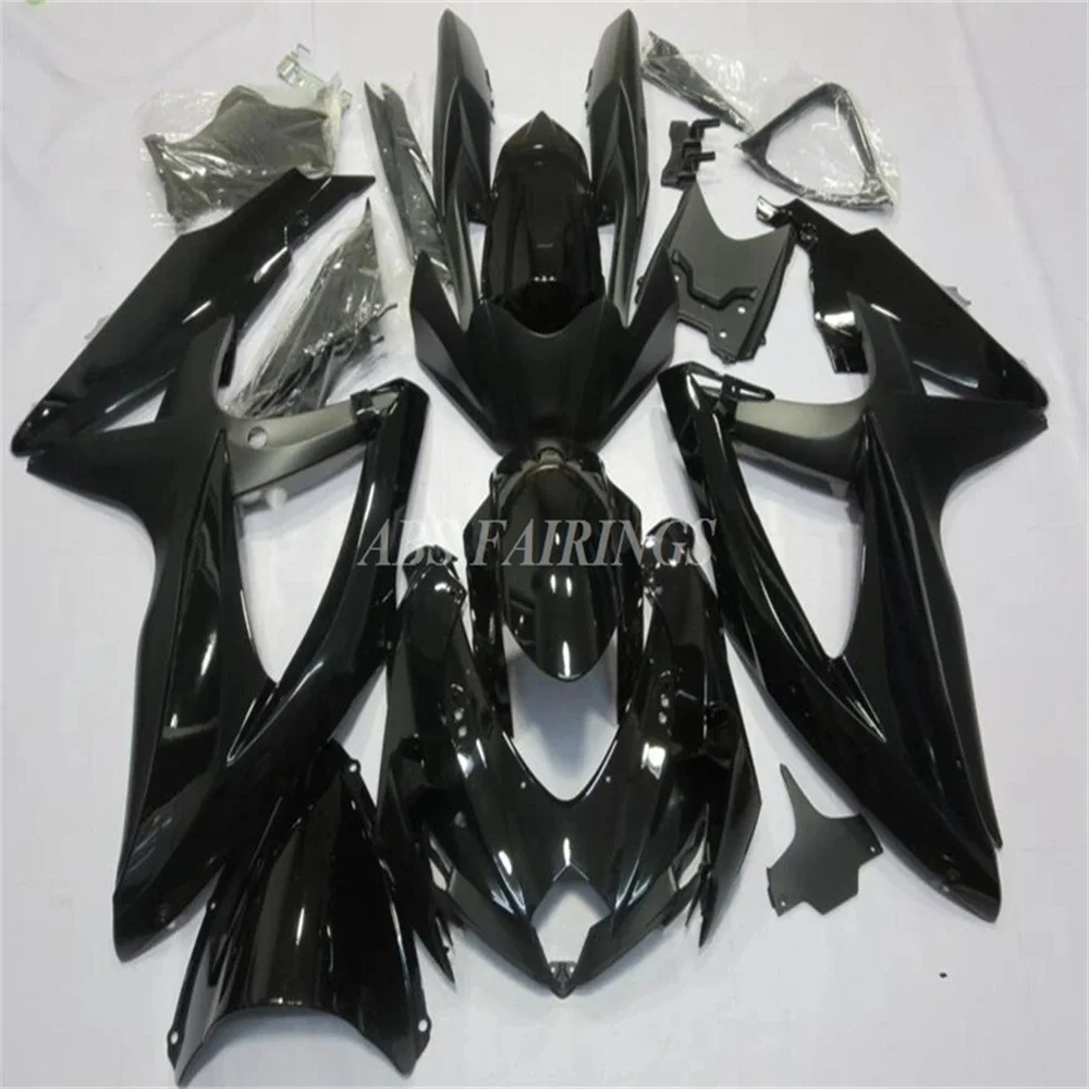

Injection Mold New ABS Whole Fairings Kit Fit For SUZUKI GSX-R 600 750 K8 2008 2009 2010 08 09 10 Bodywork Set Black Glossy