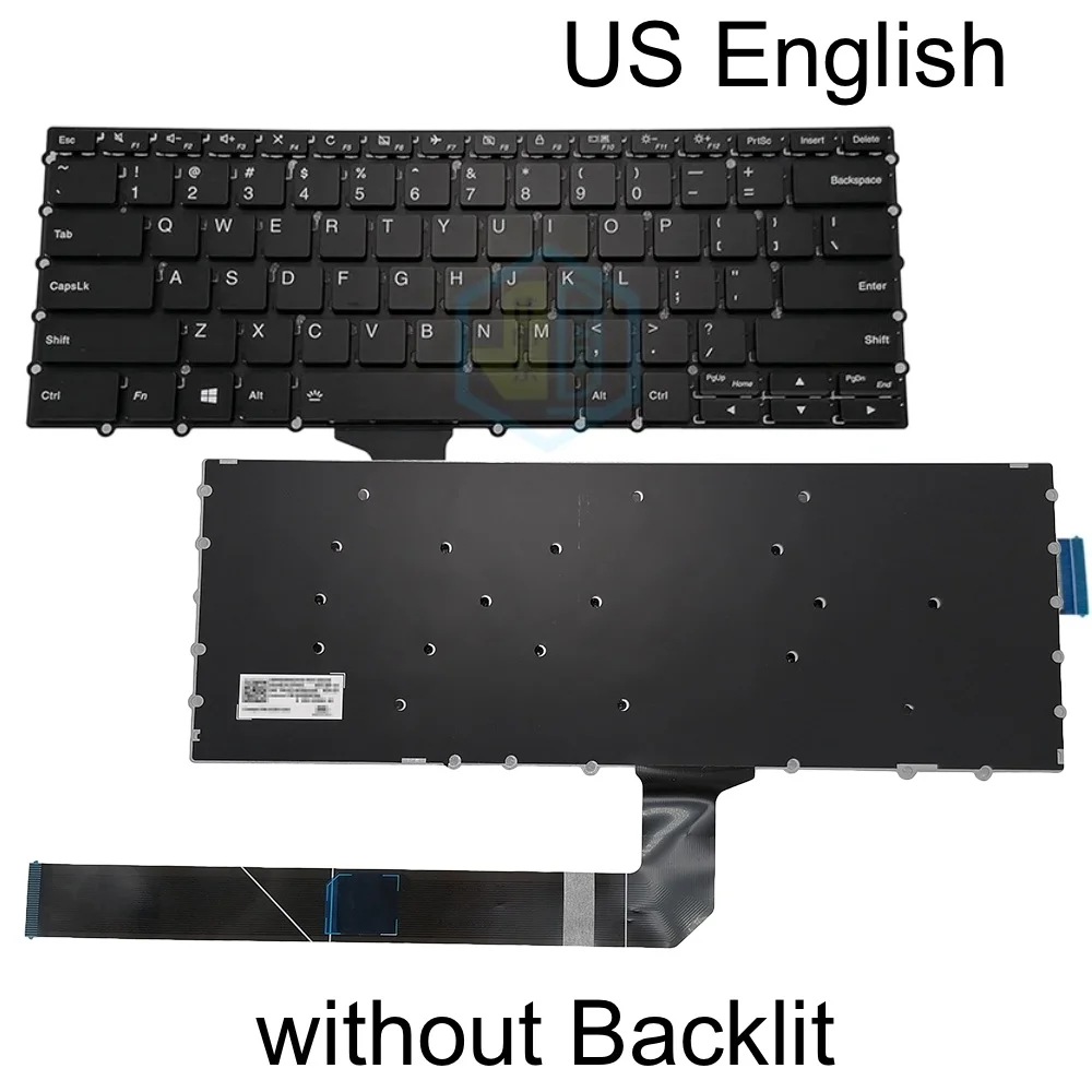 Teclado Russo Latino Teclado Portátil para Lenovo 14w 81mq Gen 82n8 82n9 Pp4wwin Pp4wb Pp4w 6535a Eua 6533a Novo us ui - Imagem 3