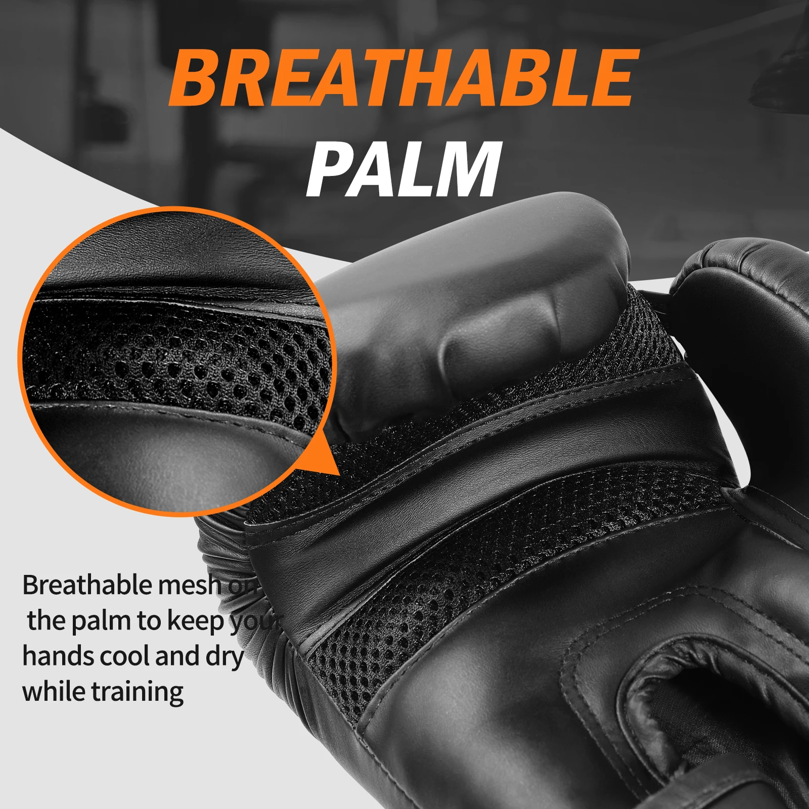 FIVING 10 12 14 16oz Boxing Gloves PU Leather Muay Thai Guantes De Boxeo Free Fight MMA Sandbag Training Glove For Men Women 3