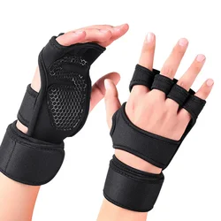 Premium Weight Lifting Gloves with Wrist Support - XL (Black)