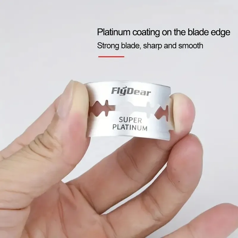 Razor blade scraper Men Foldable Stainless Steel Blades Old-fashioned Razor Manual Shaving Face Scraper Barber Razor Body Face Hair Removal Knife