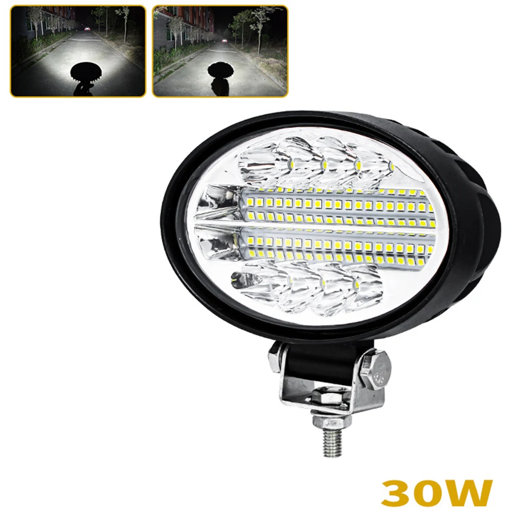 

4'' Spot Flood LED Light Bar LED Work Light For Vehicle Off-Road Truck ATV SUV Boat 12V-36V 48LED Lightbar