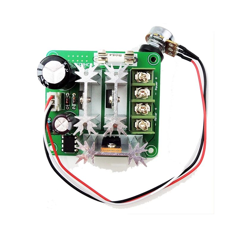 12V 24V 36V 48V Brush Dc Motor Controller 6V-90V 15A General Pwm Governor Plc