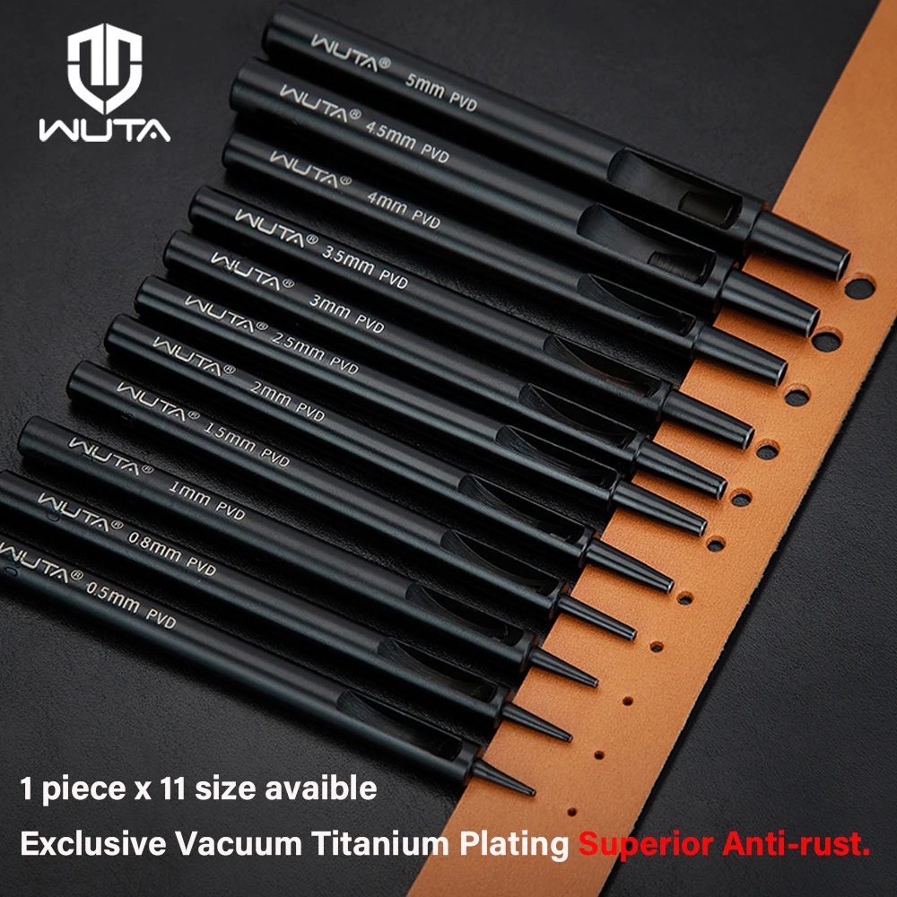 Leather Hole Puncher Leather Hole Punch Leather Punch Tool 1PC Leather Punching Tool Round Hole Hollow for Belt Watch Band