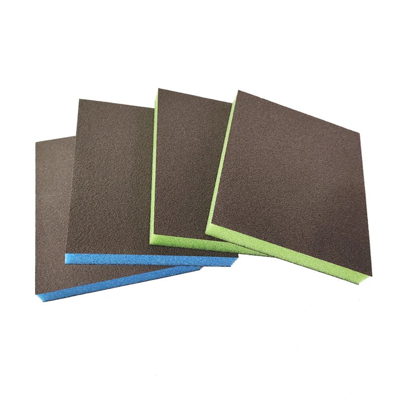 50 Pcs Sia Sponge Sand Block Double sided Sponge Sandpaper Metal Rust