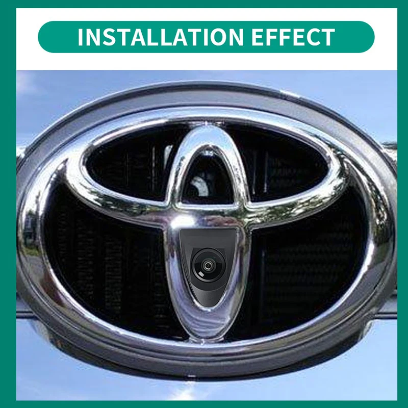 AHD 자동차 전방 카메라 방수 기능 탑재, 토요타 코롤라, 캠리, RAV4, 힐룩스, 랜드크루저 프라도, 프리우스, 하이랜더, 아발론용