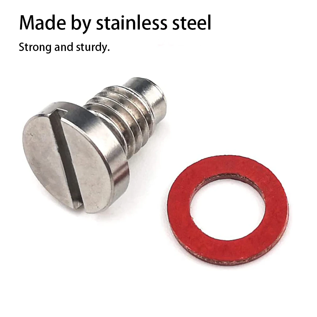 2 Pieces Lower Unit Oil Drain Gasket Boat Outboard Replacement Components