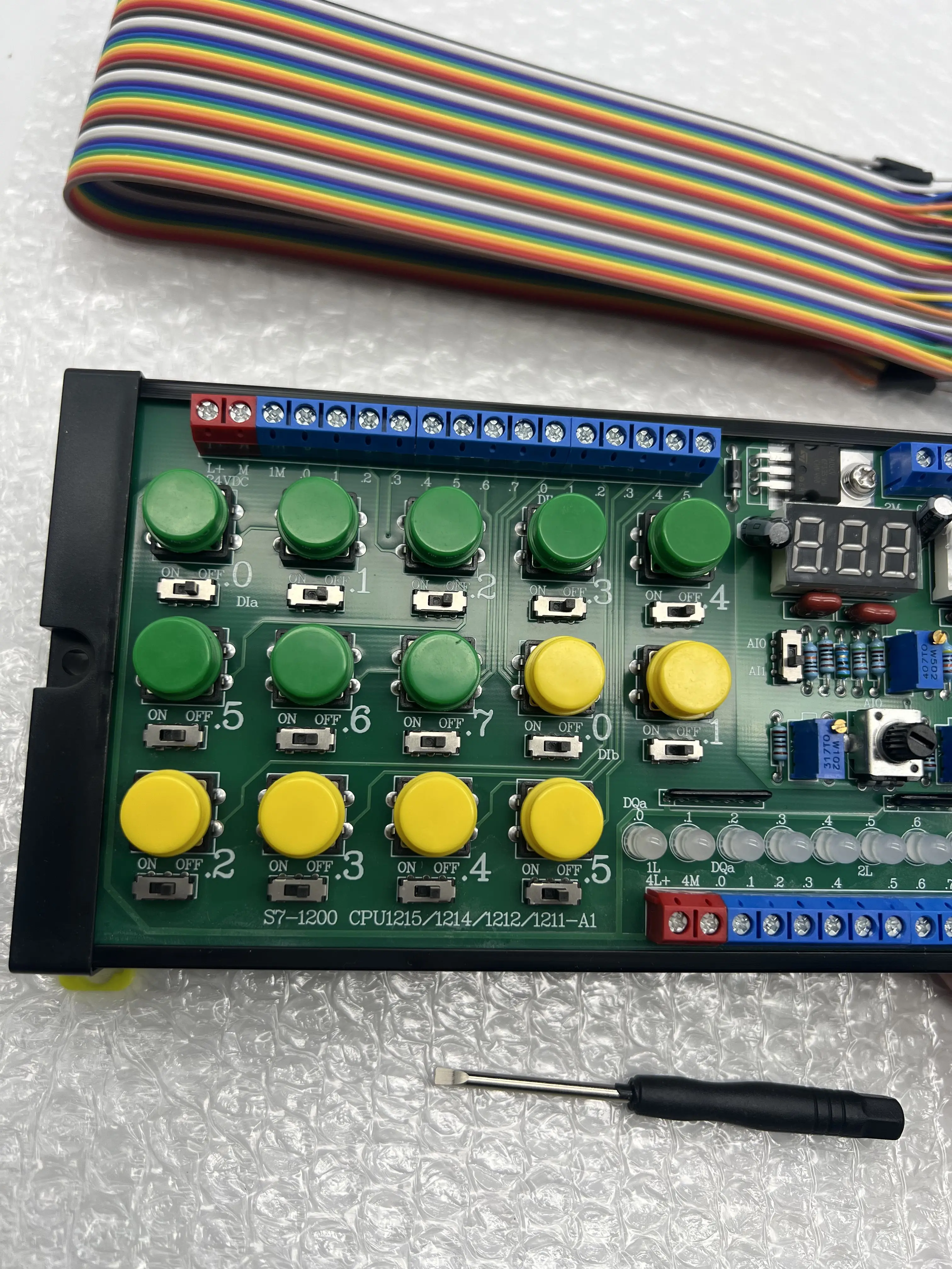 Suitable for S7-1200 PLC/CPU 1211C 1212C 1214C 1215C debugging simulation board