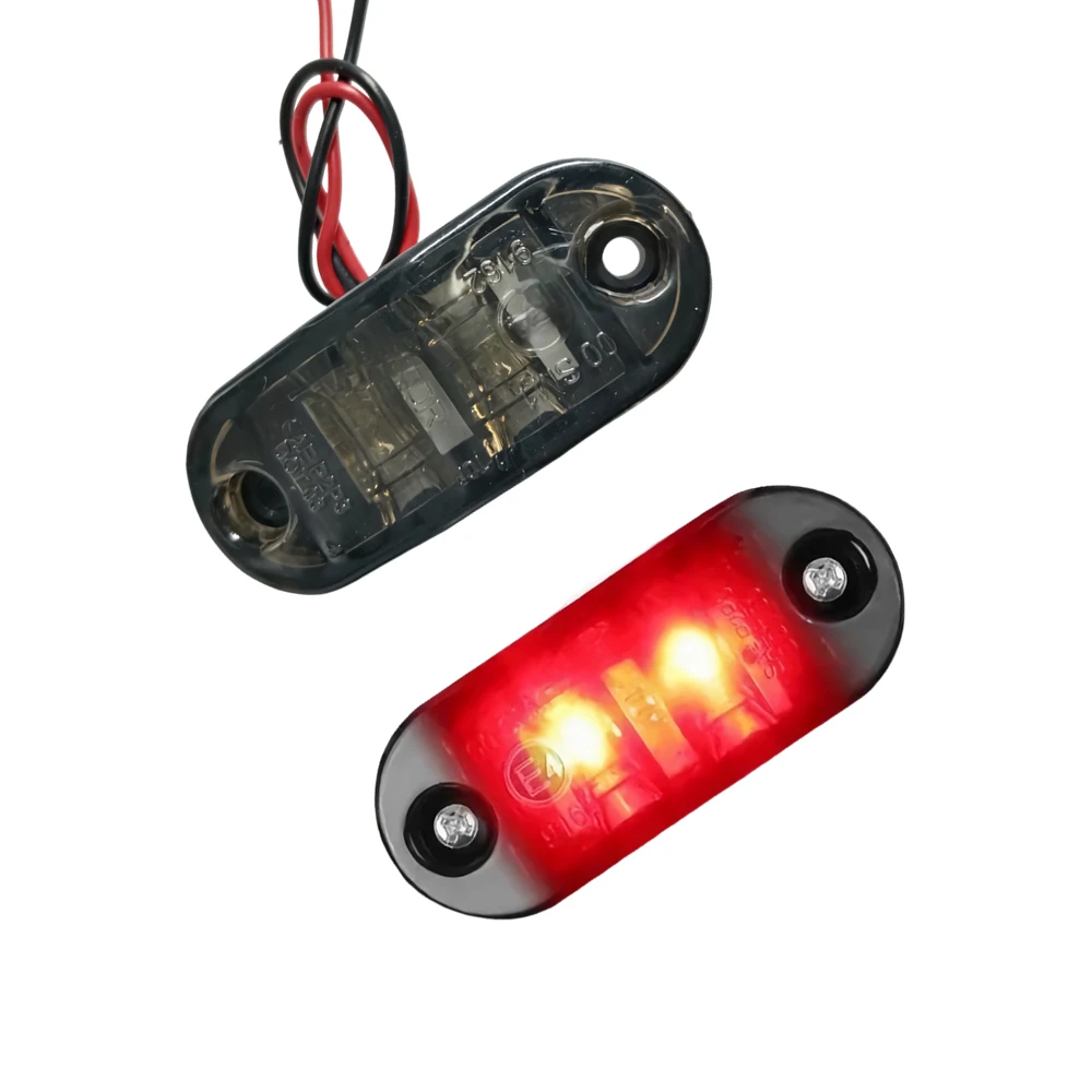 Smoked ƮϷ ̵ Ŀ , 12V 24V LED Ʈ Ŭ , RV , ڵ ܺ , E4 DOT ADR SAE ũ, 10 