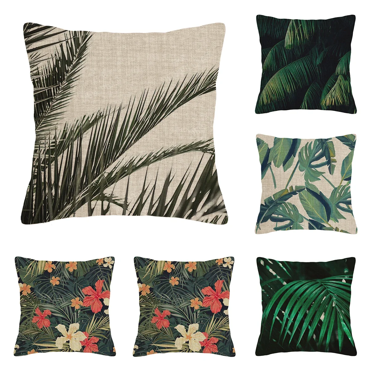 

Modern Decorative Cushion for Home Living Room Decor Throw Pillow Cover 45*45 40x40cm 60x60cm 45x45cm 50x50cm Green plants
