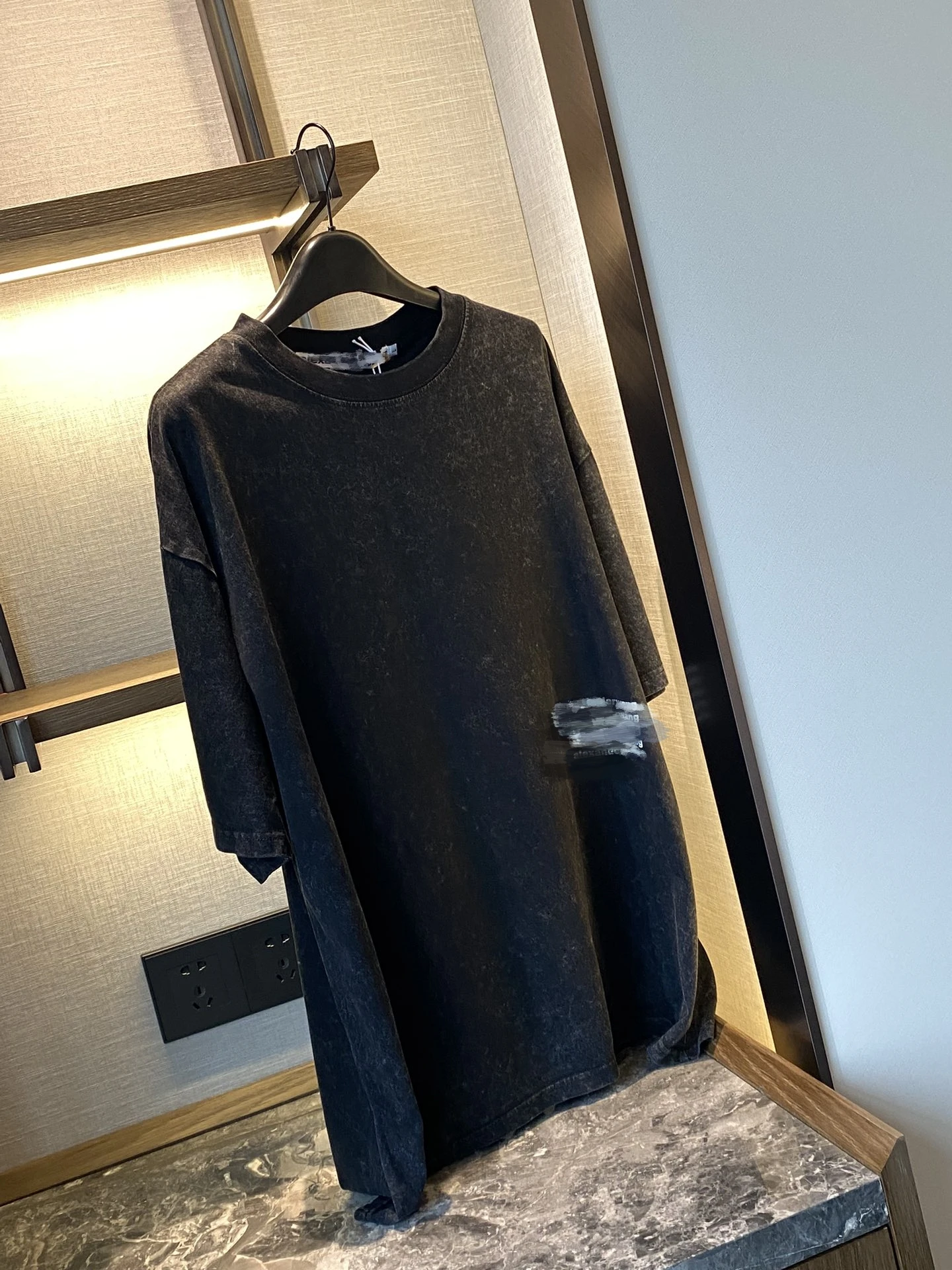 

2023 New A Cool Water Wash Grey T-shirt, irresistible wash ash and fashion enthusiast's fried