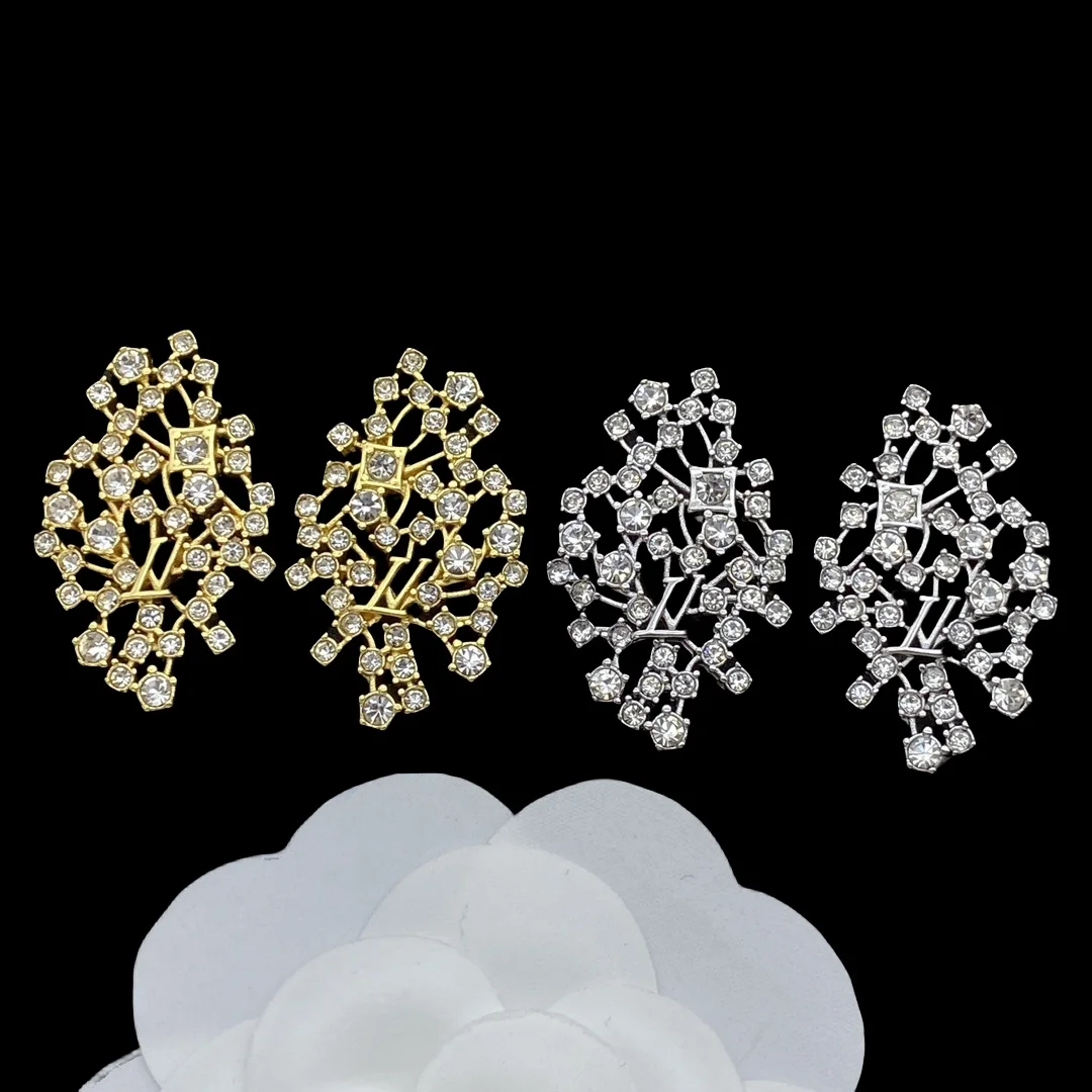 

Trend exquisite rhinestones high fashion earrings