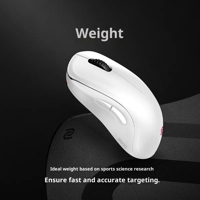 ZOWIE GEAR U2/EC/S/FK/ZA-DW 화이트 마우스 듀얼 모드 무선 마우스 Paw3950 4000Hz 폴링 레이트 게이밍 마우스 PC 액세서리