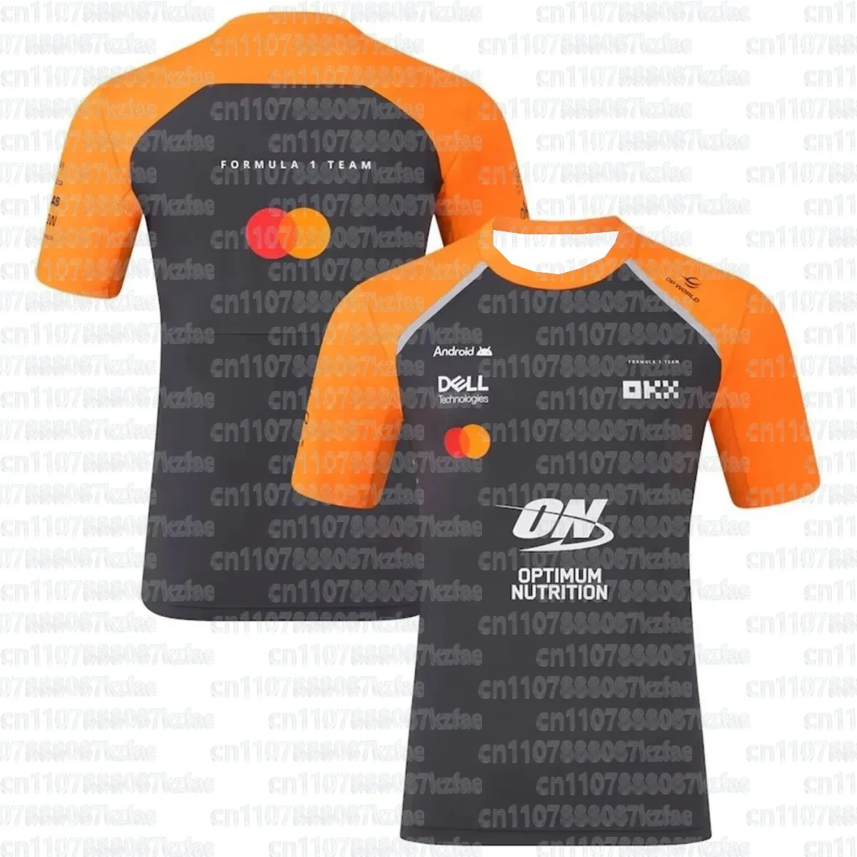 New Jersey Eltern-Kind-Kollektion Saison 2026 Lando Norris Oscar Piastri Bequemes T-Shirt Outdoor-Training Weiches T-Shirt – Detail 7