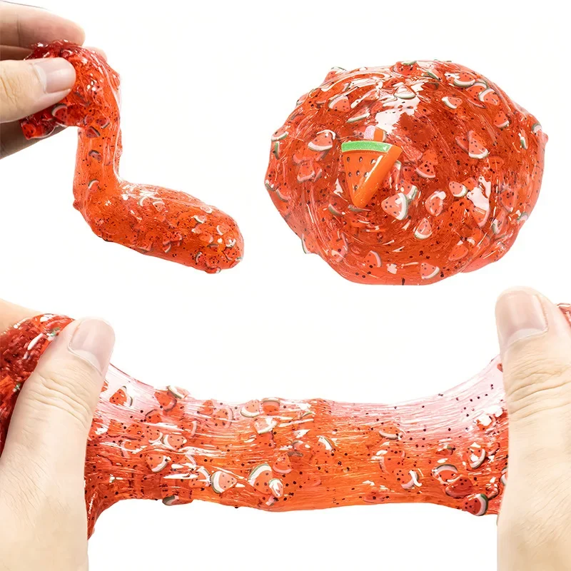 크리스탈 점액 재미 있은 폴리머 장난감 거품 감압 진흙 DIY 스트레스 릴리버 선물 세트 어린이를위한 교육 생일 선물