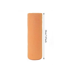 Eco - Friendly Microfiber Kitchen Cloth Roll - Reusable & Absorbent Cleaning Towels (20 Sheets) (Small - Orange)