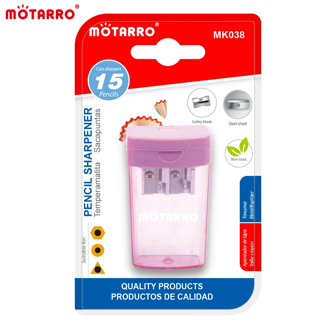 Pencil Sharpener 1Pcs Mini Manual Dual Holes Design Pencil Cutting Tool Class Rewards School Supplies