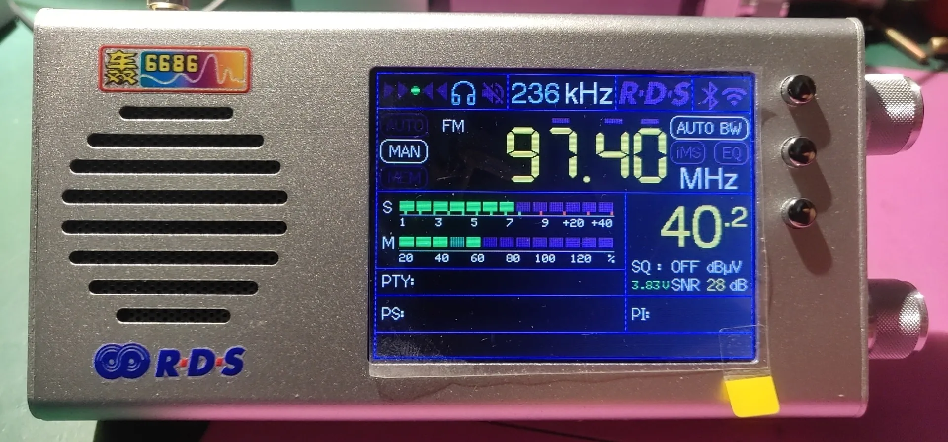 New TEF6686 full band radio Long wave, medium wave, short wave, FM