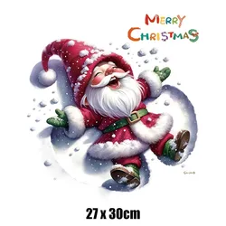Festive Holiday Wall & Window Decor Stickers - Reindeer, Santa, Snowman & Cats (SD33167)